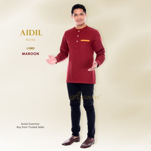 Aidil Kurta L1003 (Maroon) 