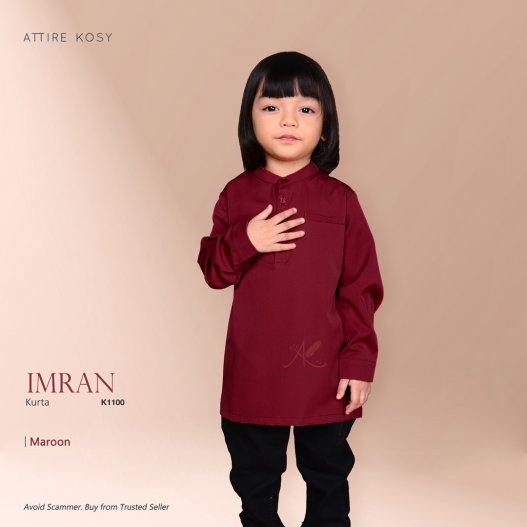 Imran Kurta K1100 (Maroon)