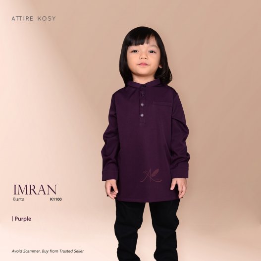 Imran Kurta K1100 (Purple) 