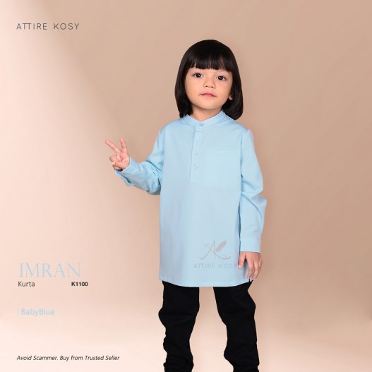 Imran Kurta K1100 (BabyBlue) 