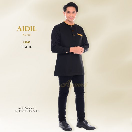 Aidil Kurta L1003 (Black) 