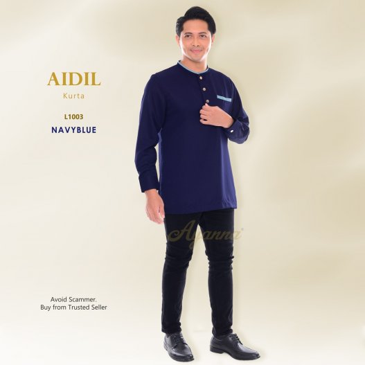 Aidil Kurta L1003 (NavyBlue) 