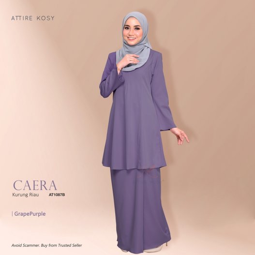 Caera Kurung Riau AT1087B (GrapePurple) 