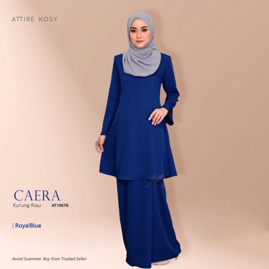 Caera Kurung Riau AT1087B (RoyalBlue) 