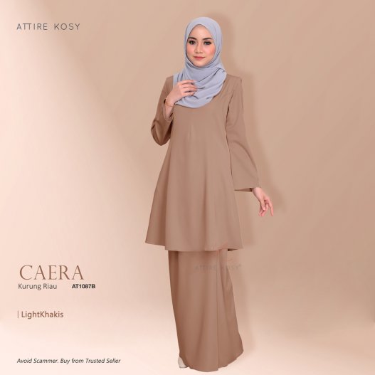 Caera Kurung Riau AT1087B (LightKhakis) 