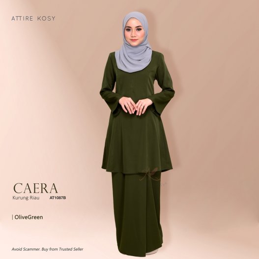 Caera Kurung Riau AT1087B (OliveGreen) 