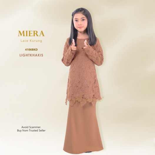 Miera Lace Kurung 4106KD (KhakisBrown) 