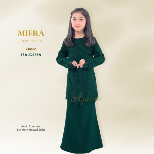 Miera Lace Kurung 4106KD (TealGreen)