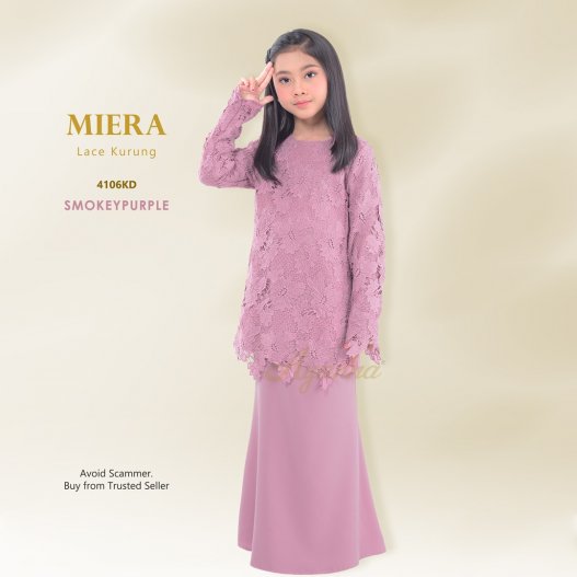 Miera Lace Kurung 4106KD (SmokeyPurple) 