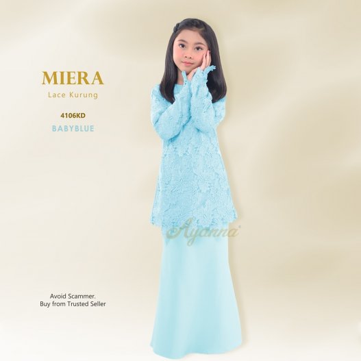 Miera Lace Kurung 4106KD (BabyBlue)