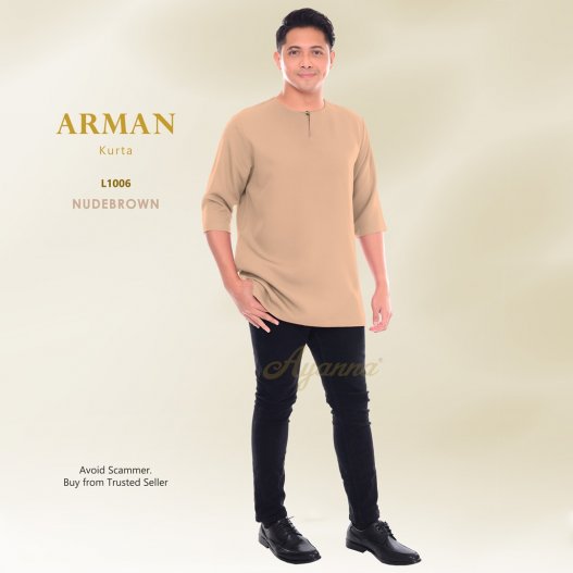 Arman Kurta L1006 (NudeBrown)