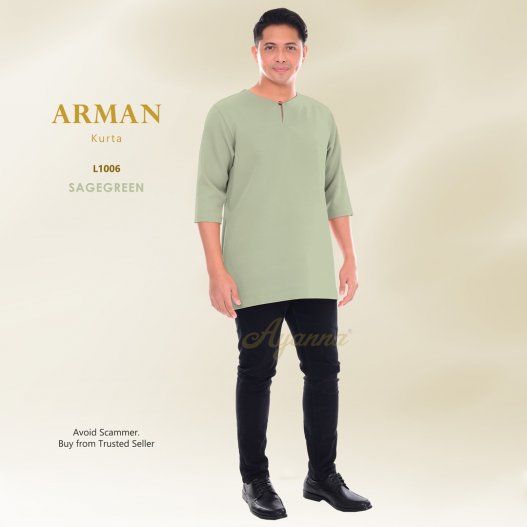 Arman Kurta L1006 (SageGreen) 