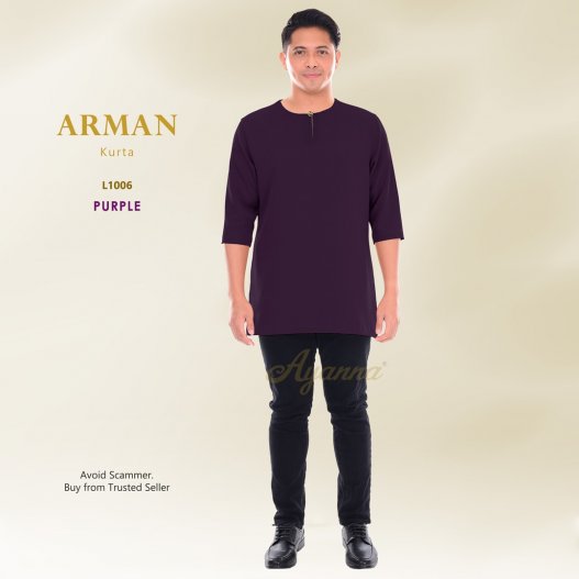 Arman Kurta L1006 (Purple) 