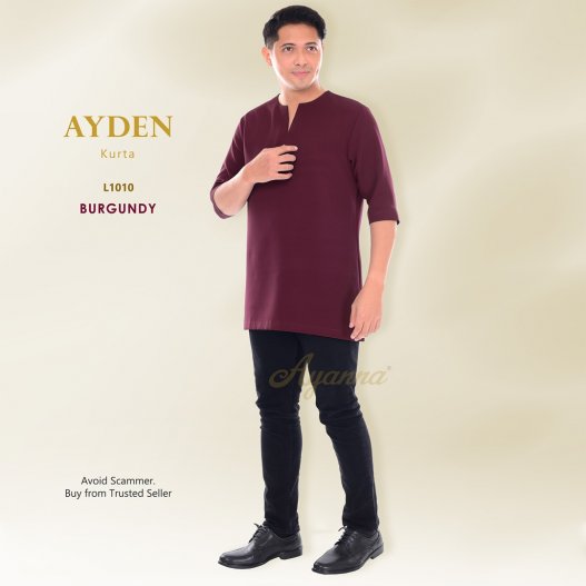 Ayden Kurta L1010 (Burgundy)