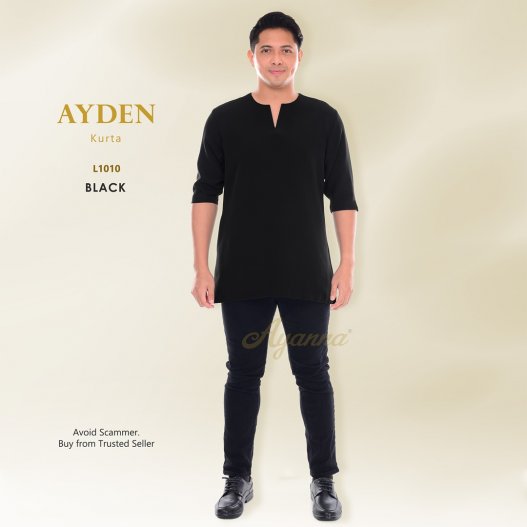 Ayden Kurta L1010 (Black) 