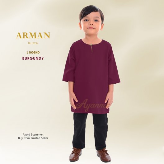 Arman Kurta L1006KD (Burgundy)