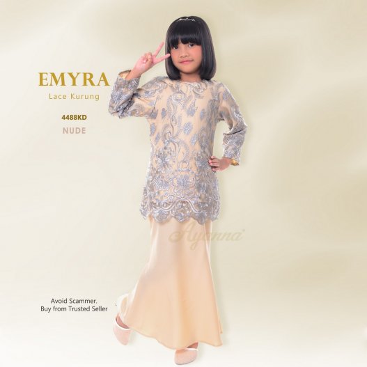 Emyra Lace Kurung 4488KD (Nude)