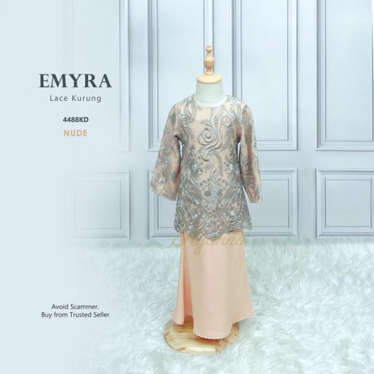 Emyra Lace Kurung 4488KD (Nude) 