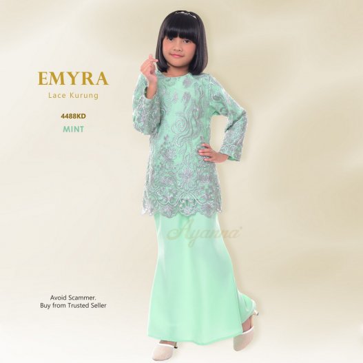 Emyra Lace Kurung 4488KD (Mint)