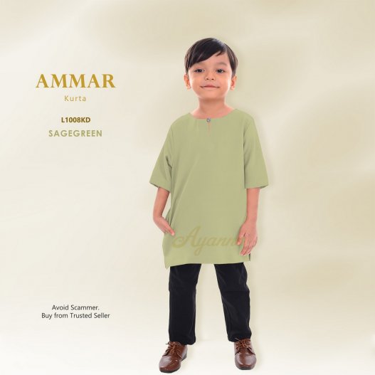 Ammar Kurta L1008KD (SageGreen)