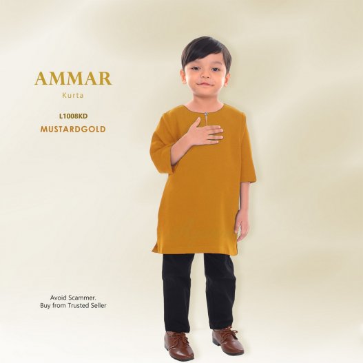 Ammar Kurta L1008KD (MustardGold)