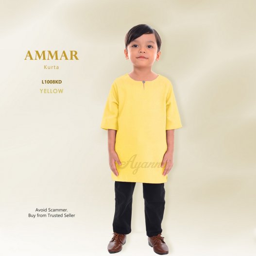 Ammar Kurta L1008KD (Yellow)