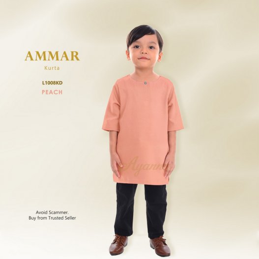 Ammar Kurta L1008KD (Peach)