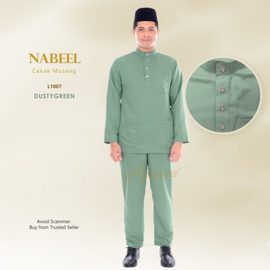 Nabeel Cekak Musang L1007 (DustyGreen)