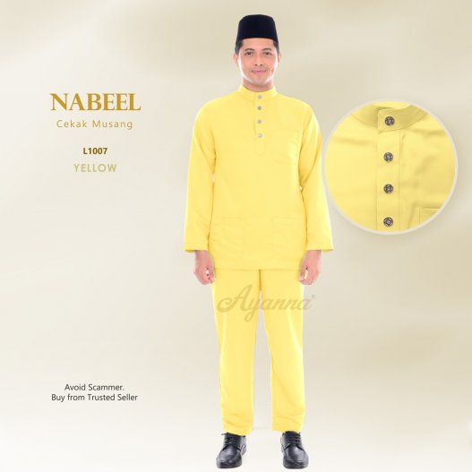 Nabeel Cekak Musang L1007 (Yellow)