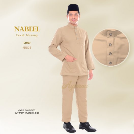 Nabeel Cekak Musang L1007 (Nude)