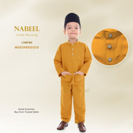 Nabeel Cekak Musang L1007KD (MustardGold)