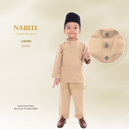 Nabeel Cekak Musang L1007KD (Nude)