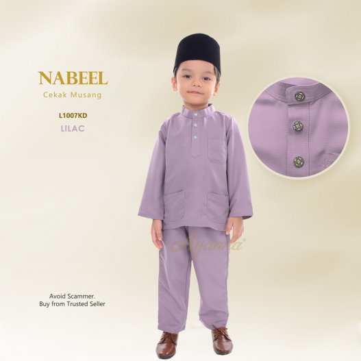 Nabeel Cekak Musang L1007KD (Lilac)