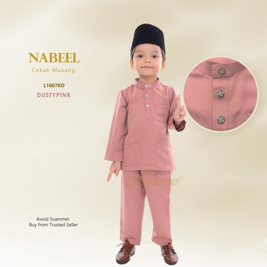 Nabeel Cekak Musang L1007KD (DustyPink)