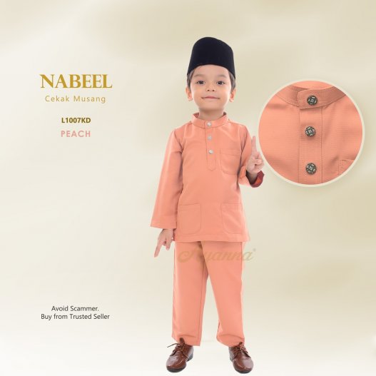 Nabeel Cekak Musang L1007KD (Peach)